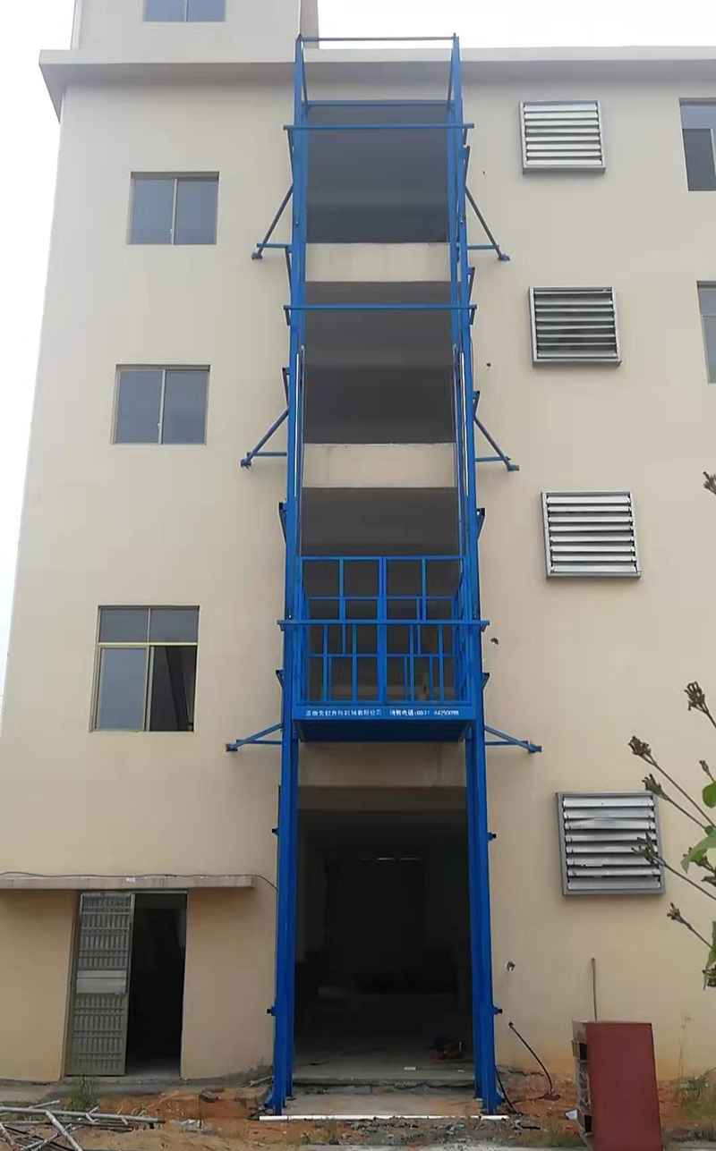 沧州室外导轨式升降平台